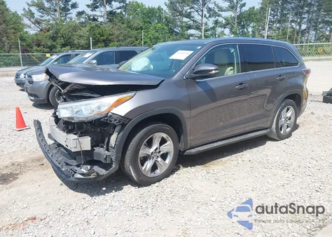 2016 Toyota Highlander Limited V6 z USA, uszkodzony, nr VIN 5TDYKRFH5GS159330